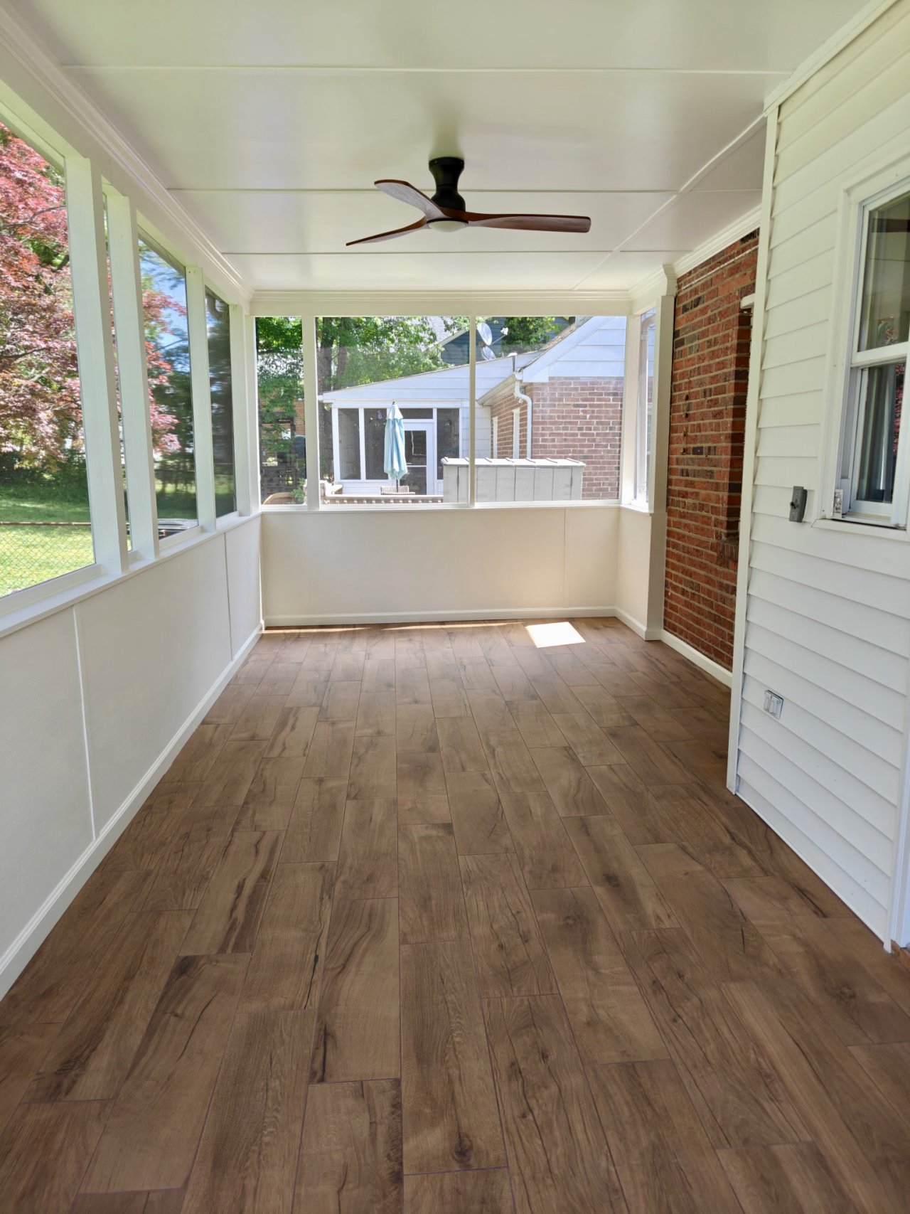 New flooring after renovation in Wheaton, MD