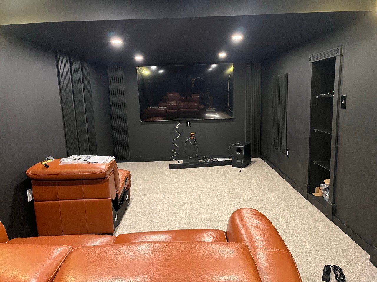 Detailed interior painting finish in a Maryland home