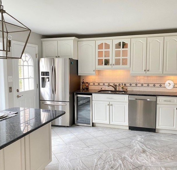Remodeled kitchen with modern design